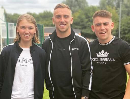 Sam Bowen daughter Ella Bowen and sons Harry Bowen and Jarrod Bowen.